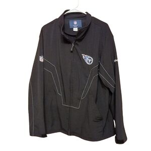 Reebok Tennessee Titans On Field Full Zip Men's Coat Jacket XL NFL Black